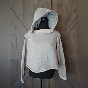 Free People Cropped Hoodie sz Medium